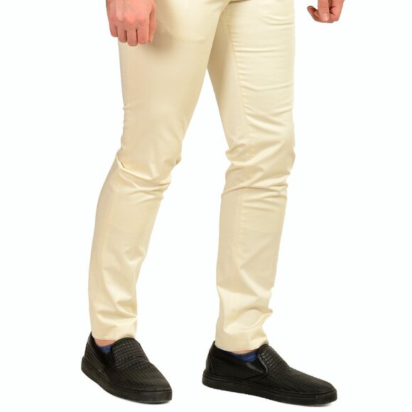 Hugo Boss Men's "H-Reymond-2PCs-224" Ivory Flat Front Dress Pants US 32R IT 48 - Picture 2 of 4